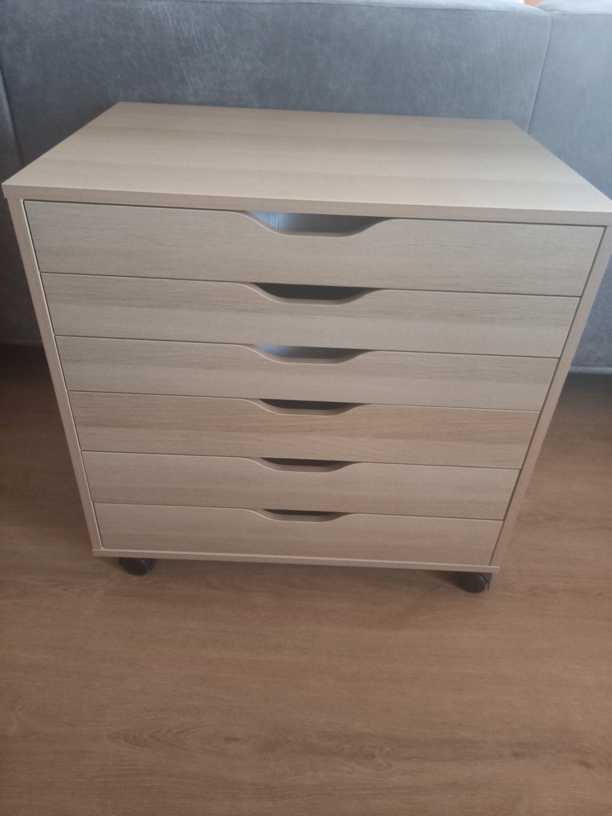 Nieuwe Ikea Alex ladekast beukenkleur. 66x66x48, Ophalen, Minder dan 50 cm, 5 laden of meer, Nieuw