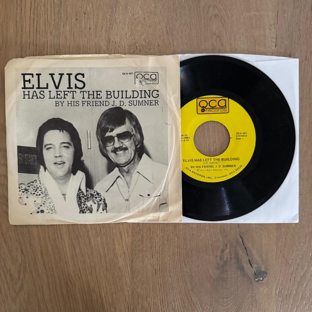 Elvis Single - Elvis Has Left The Building - USA 1977, Gebruikt, Originele persing, 7 inch, Ophalen of Verzenden