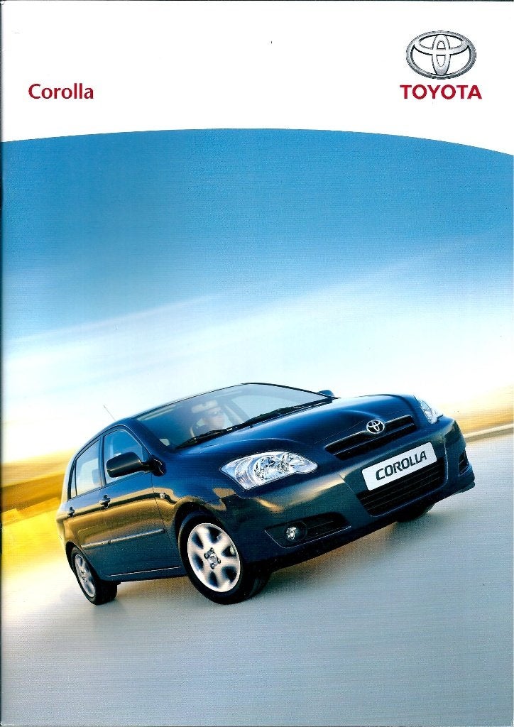 Brochure Toyota Corolla 2006, Ophalen of Verzenden, Gelezen, Toyota