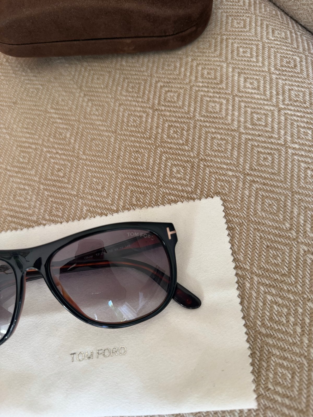 Tom Ford Zonnebril Olivier, Sieraden, Tassen en Uiterlijk, Zonnebrillen en Brillen | Heren, Overige merken, Zonnebril, Zwart, Ophalen of Verzenden
