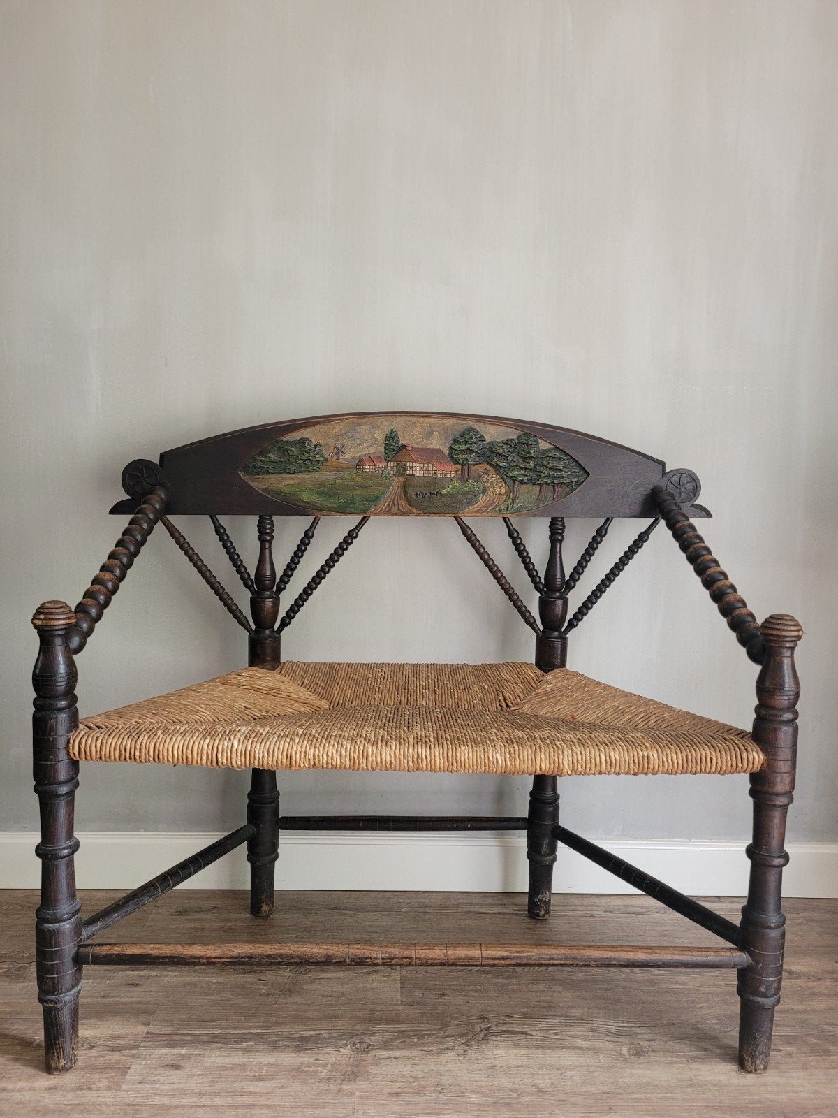 Hele mooie antieke set knobbel stoelen met bank!, Antiek en Kunst, Ophalen of Verzenden