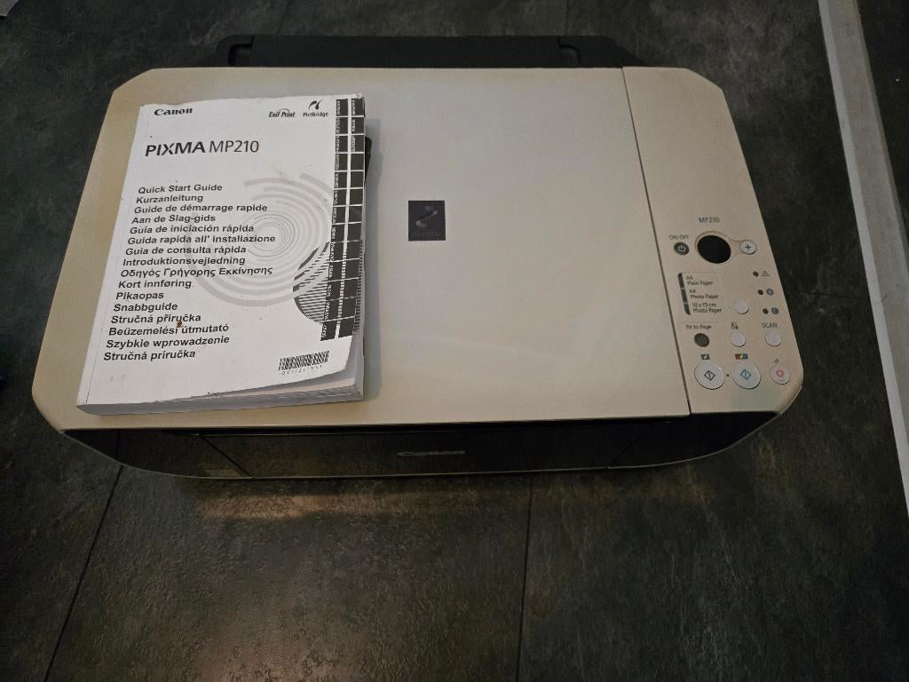 Canon PIXMA MP210 alles-in-één inkjetprinter. Ouder model,, Ophalen, Kleur printen, Gebruikt, Canon