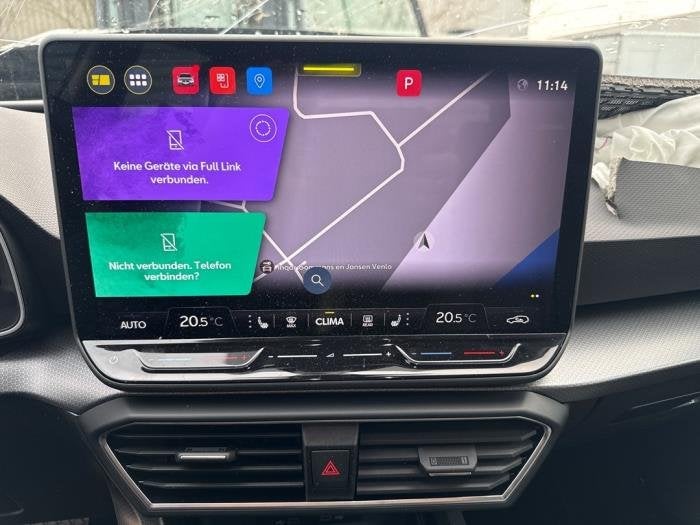 Navigatie Display van een Seat Leon, Auto-onderdelen, Gebruikt, -, -, Ophalen of Verzenden