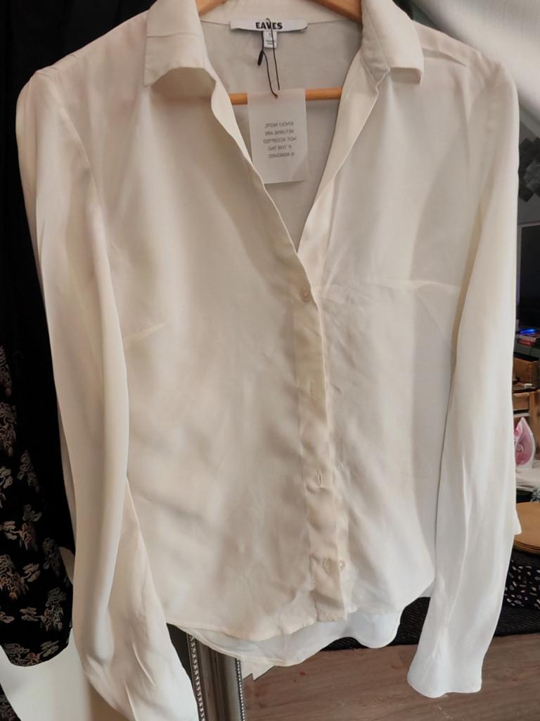 EAVES Crèmekleurige Blouse - Nieuw met kaartjes, Kleding | Dames, Blouses en Tunieken, Beige, Nieuw, Ophalen of Verzenden, Maat 36 (S)