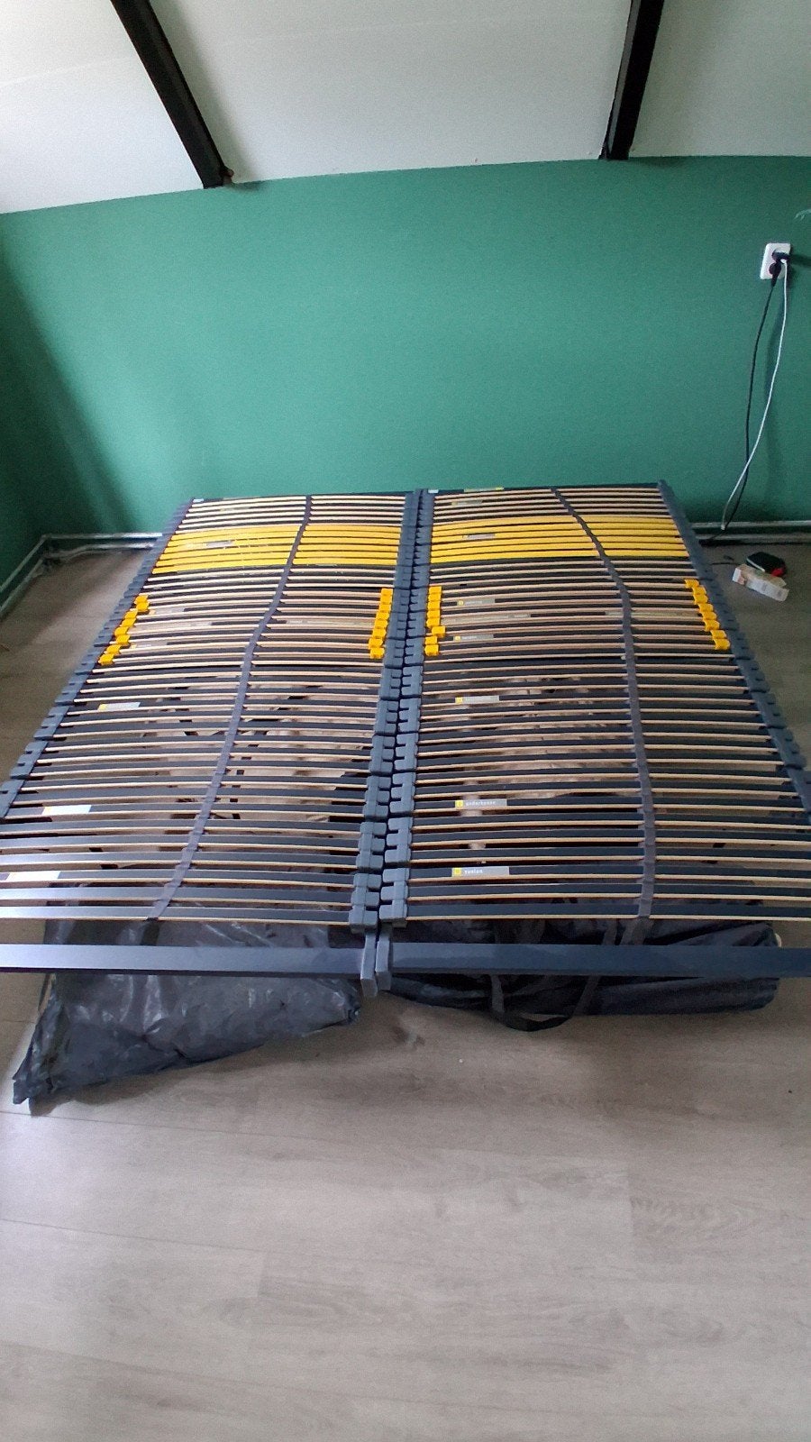 2x Bossflex bedbodems met potenset 90x200, Huis en Inrichting, Slaapkamer | Matrassen en Bedbodems, Ophalen, Gebruikt, 90 cm, Eenpersoons