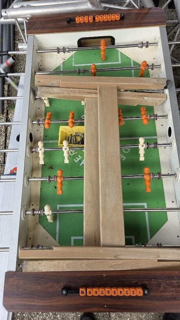 tafelvoetbalspel Duitsche Meister (orginele), Ophalen of Verzenden, Zo goed als nieuw