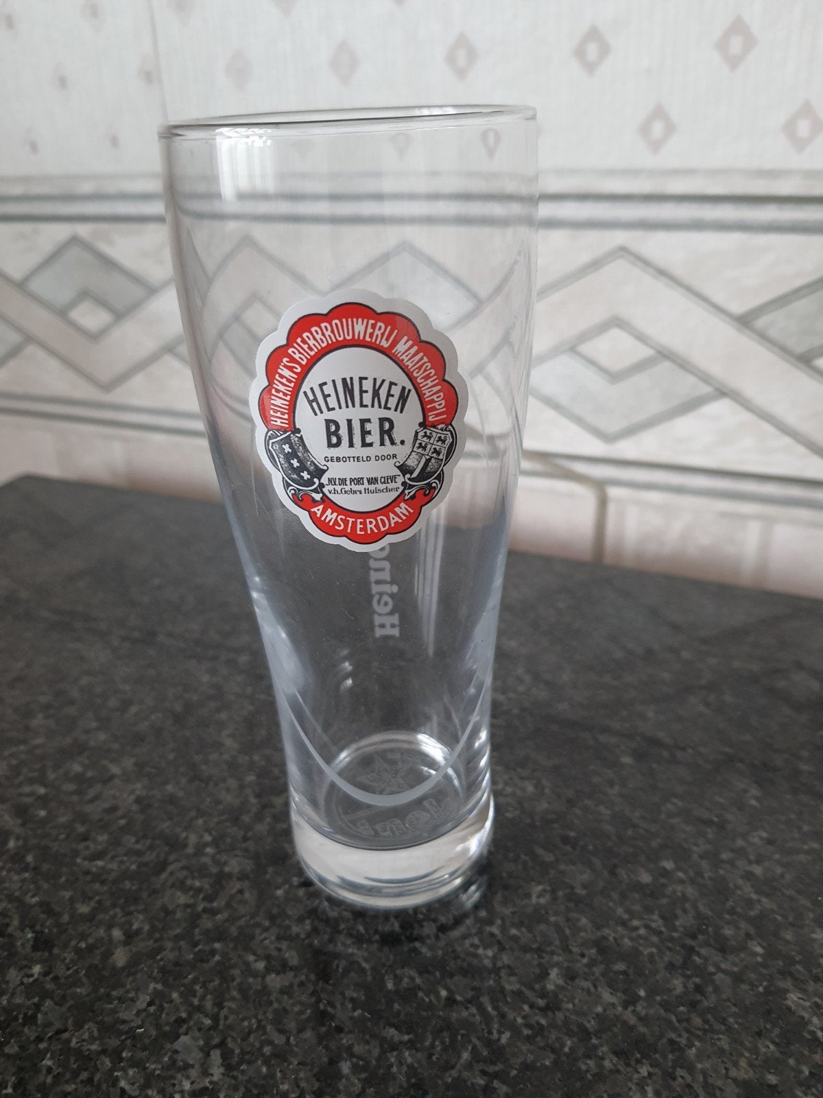 bierglas heineken, Verzamelen, Biermerken, Ophalen, Zo goed als nieuw, Glas of Glazen, Heineken