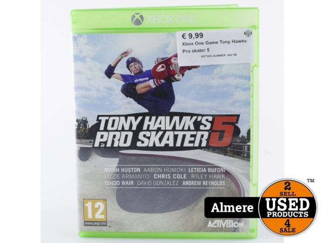 Xbox One Game: Tony Hawks Pro skater 5, Microsoft, Zo goed als nieuw, Support@microsoft.com, Microsoft Corporation
One Microsoft Way
Redmond, WA 98052-6399
USA