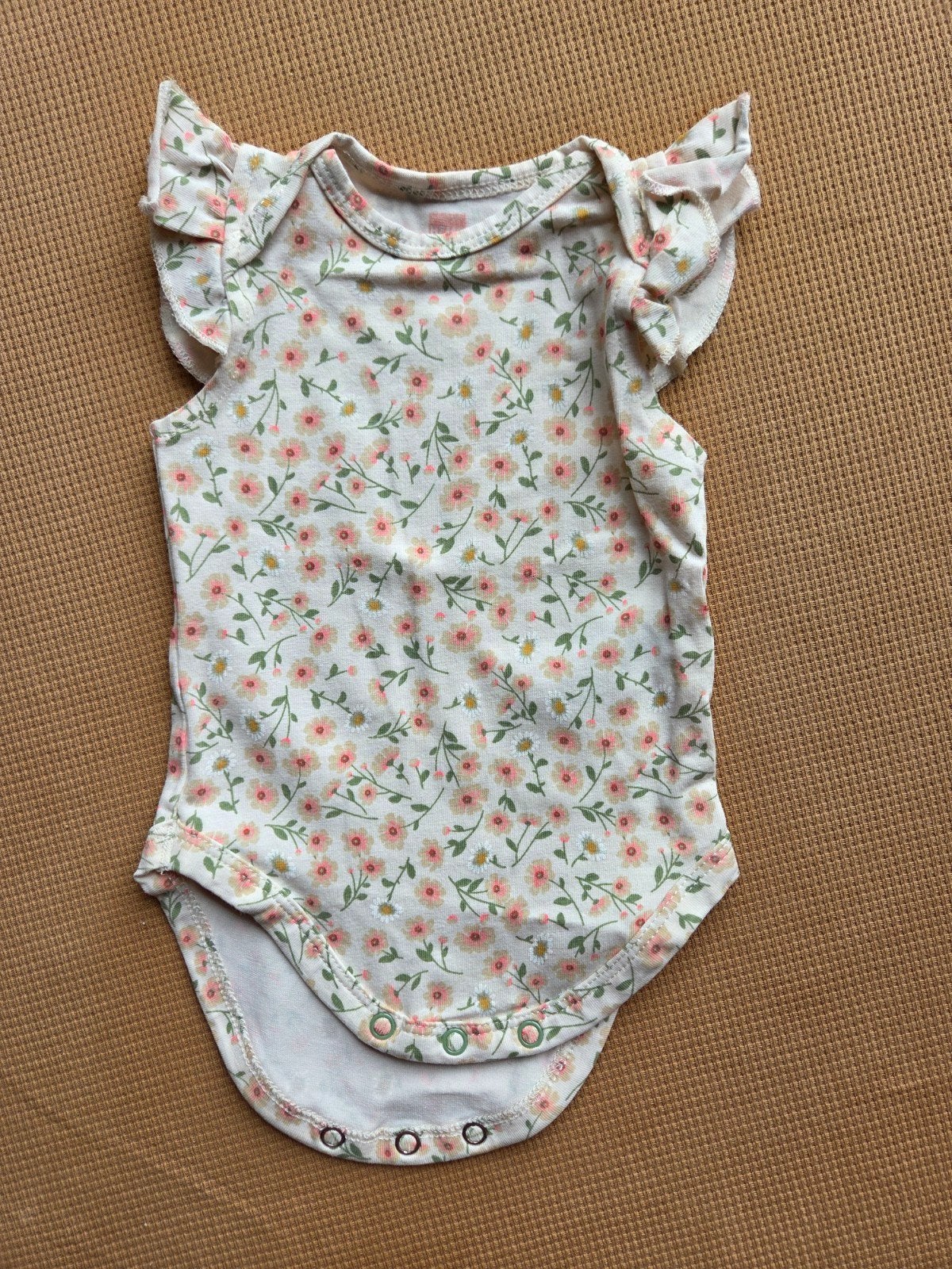 Hema romper met bloemenprint maat 50/56, Nacht- of Onderkleding, Meisje, Ophalen of Verzenden, Zo goed als nieuw