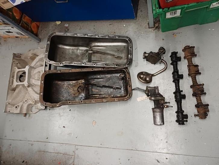 Ford v8 mustang fe 360 390 428 oliepan intake tuimelaars etc, Ophalen of Verzenden, Gebruikt, Voor, Ford