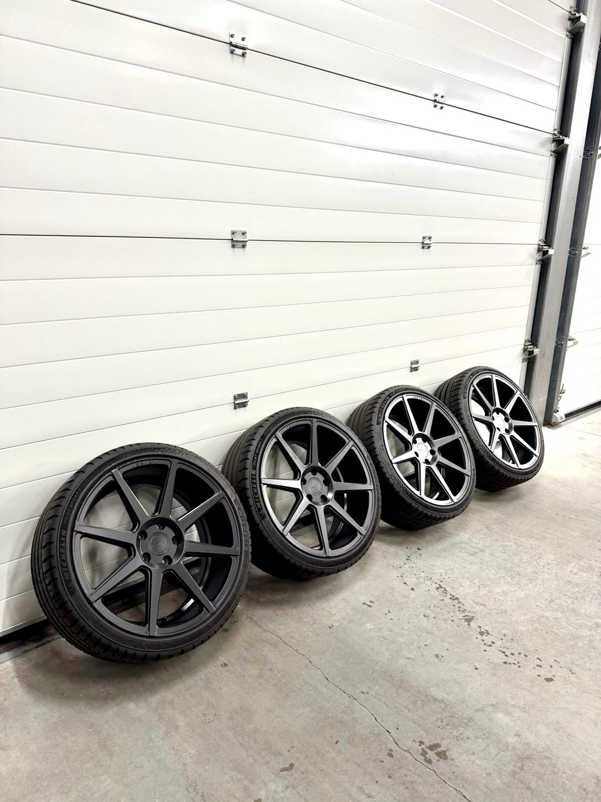 ISPIRI ISR8 19” inch 5x112, Gebruikt, Banden en Velgen, 235 mm, Personenwagen