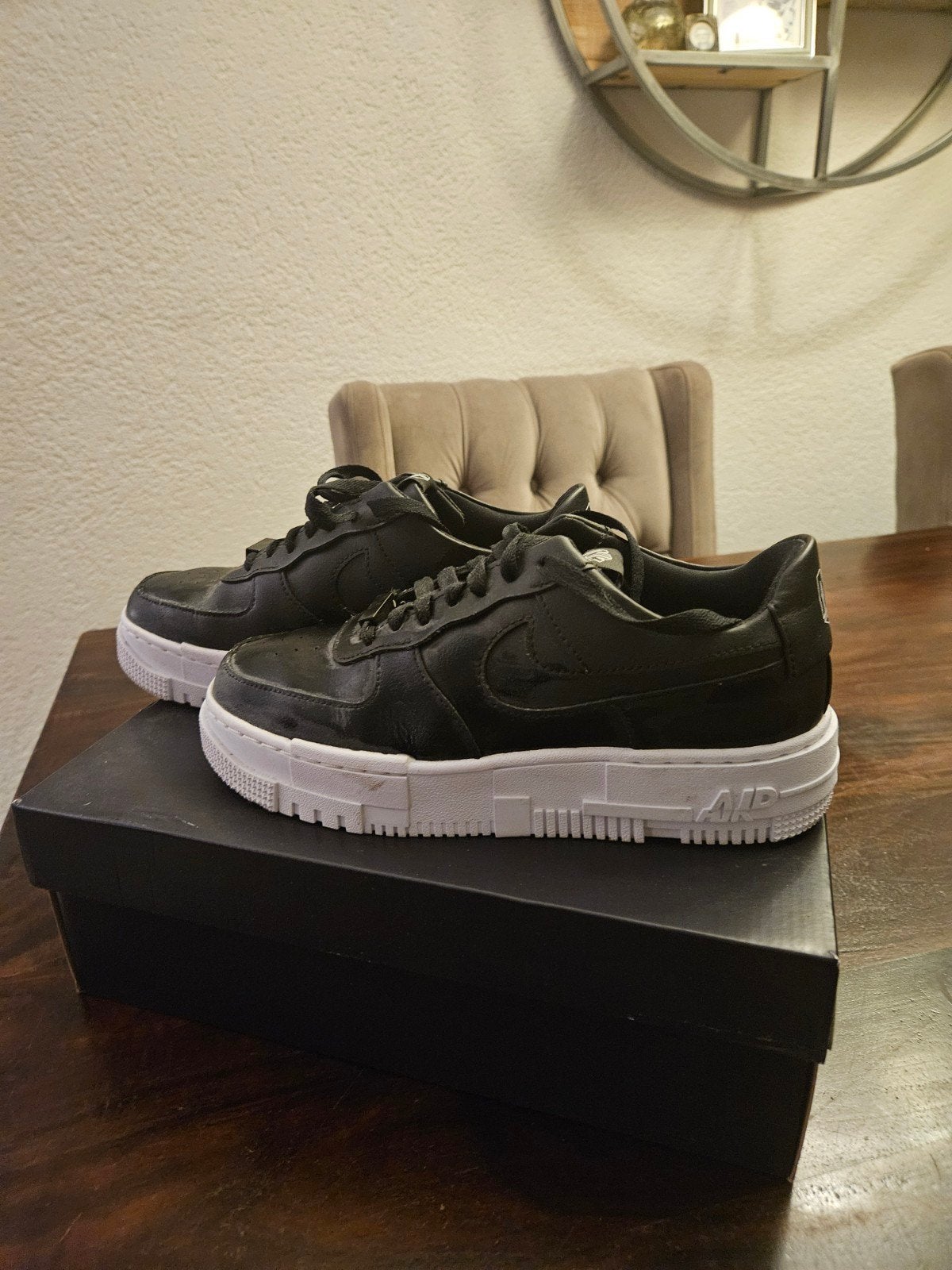 Nike Air Force 1 '07 LX Dames Sneaker Zwart Maat 40, Ophalen, Zwart, Nike, Sneakers of Gympen