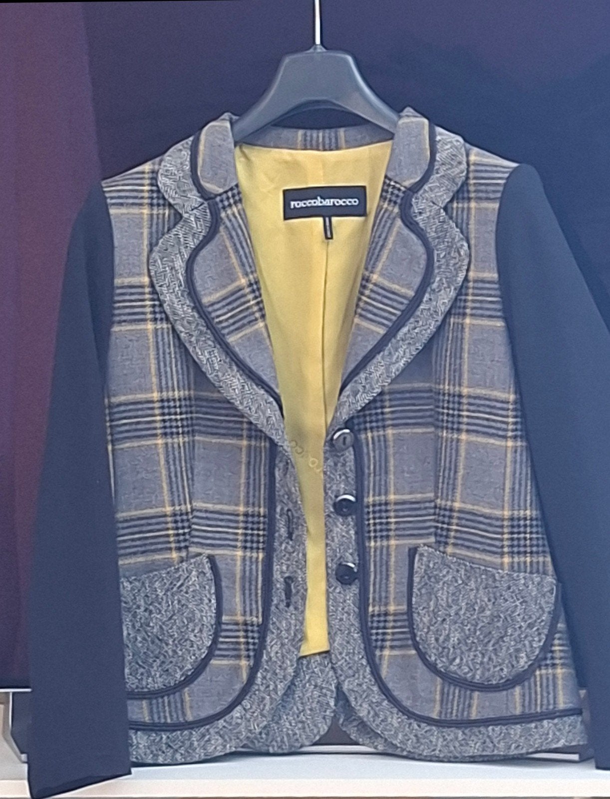 Prachtig Vintage Roccobarocco Design Jasje Jaren '90 mt 36, Kleding | Dames, Roccobarocco, Meerkleurig, Ophalen of Verzenden, Zo goed als nieuw