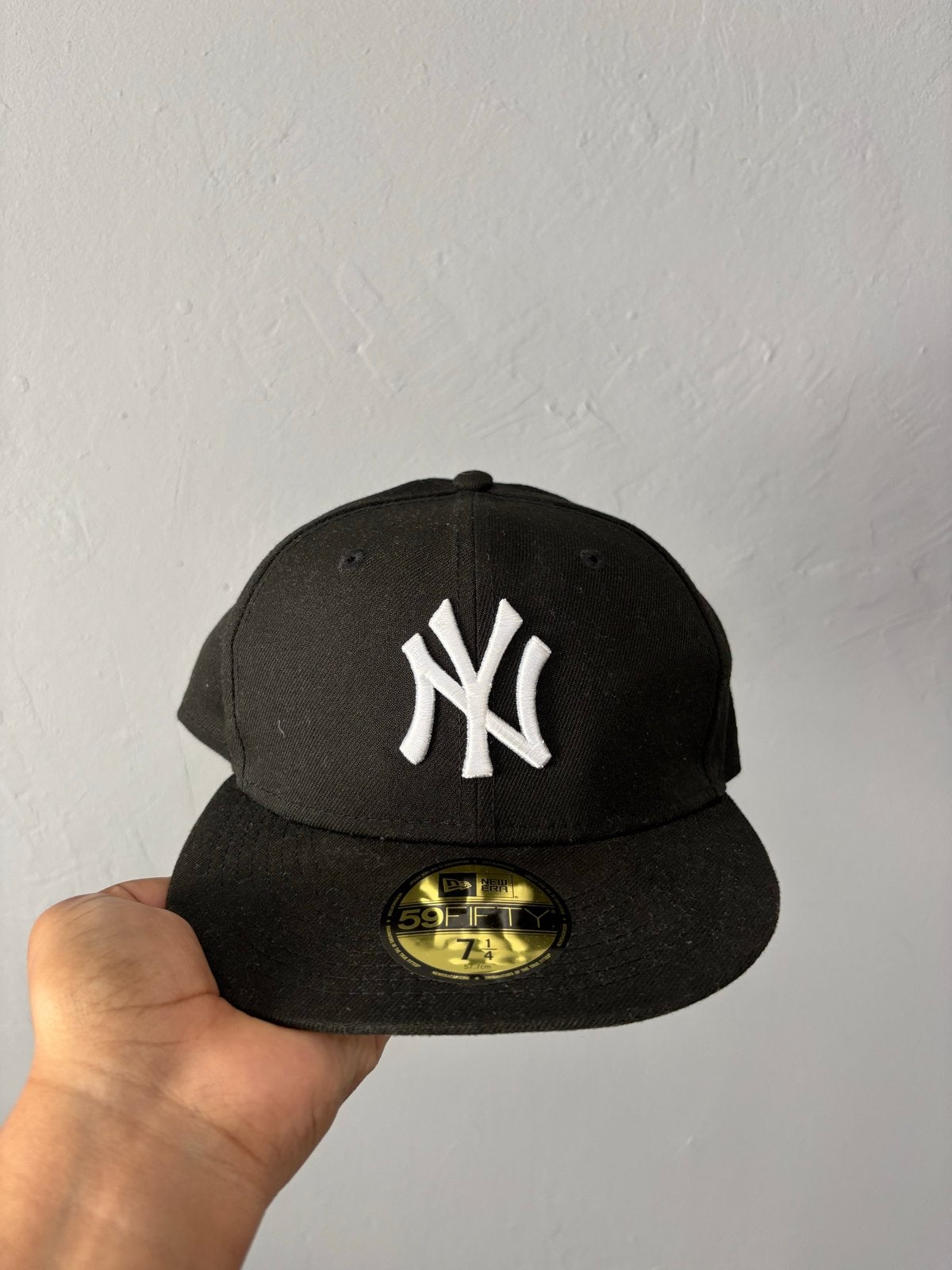New Era 59Fifty New York Yankees Cap - Zwart, Verzenden, Gedragen, Pet