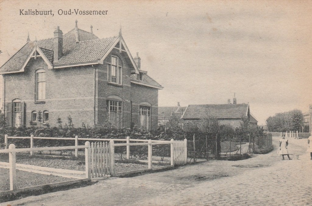 Ansichtkaart, Oud-Vossemeer, Kalisbuurt  (904), Ophalen of Verzenden, 1920 tot 1940, Gelopen, Zeeland