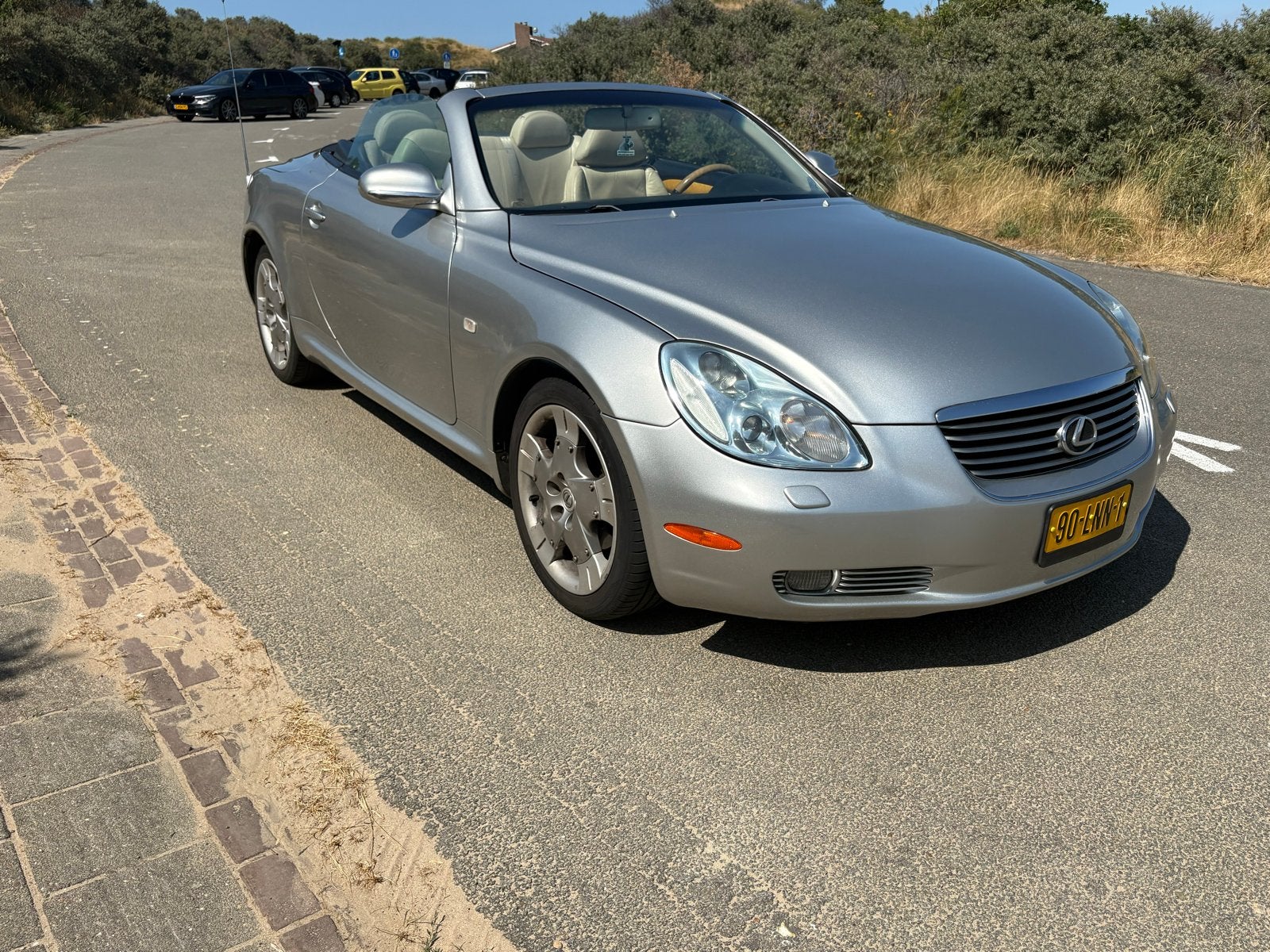 Lexus SC 430 2002 Grijs met nieuwe apk!, Auto's, Automaat, Achterwielaandrijving, 4293 cc, Cabriolet