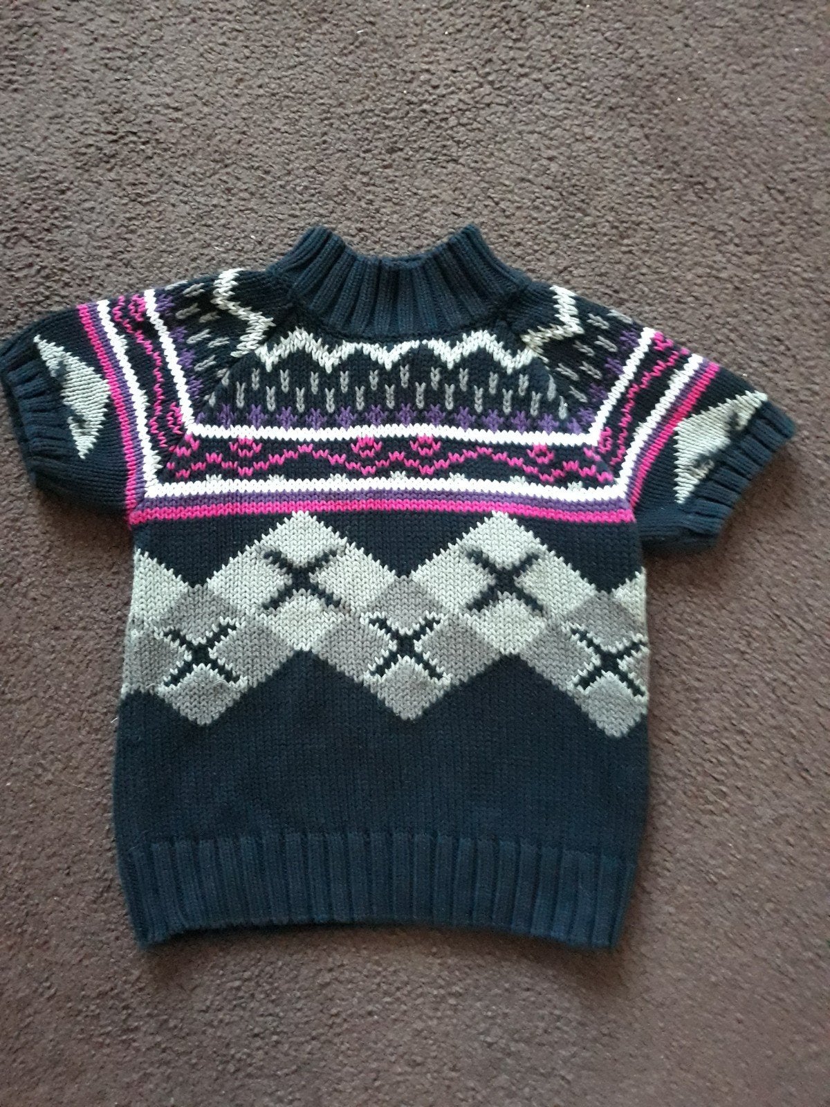 zgan katoenen Name it trui met korte mouwen maat 122/128, Kinderen en Baby's, Meisje, Trui of Vest, Ophalen of Verzenden, Zo goed als nieuw