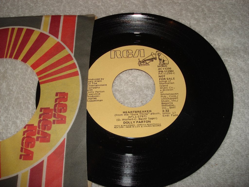 Dolly Parton  PROMO    Heartbreaker  USA  Orgineel, Promo, Ophalen of Verzenden, Zo goed als nieuw, Country en Western