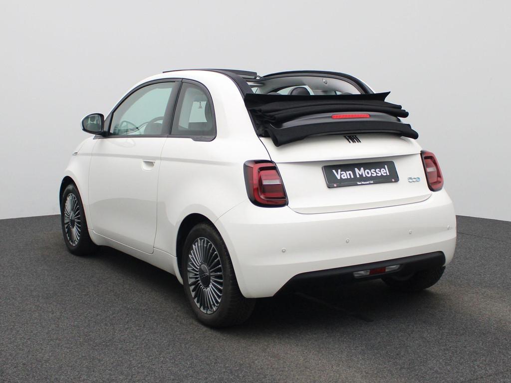 Fiat 500C 500e 42 kWh Icon | Apple Carplay / Android Auto |, 12 maanden, Stof, Gebruikt, 118 pk
