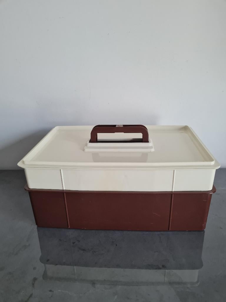 vintage naaidoos, naaibox, opbergbox, Ophalen of Verzenden, Huis en Inrichting