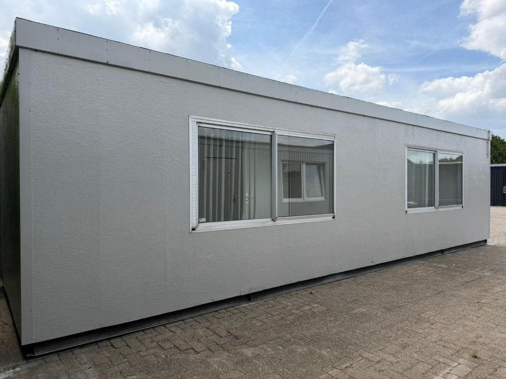 Bouw-schaftkeet, kantoorunit, woonunit, directiekeet. 10 x 3, Ophalen, Gebruikt