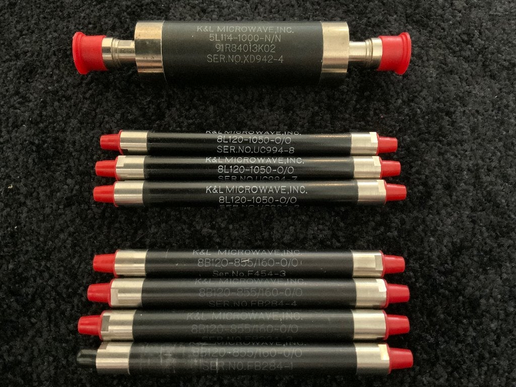 K&L Microwave Bandpass en Lowpass filters, Telecommunicatie, Zenders en Ontvangers, Ophalen of Verzenden, Zo goed als nieuw, Zender en Ontvanger