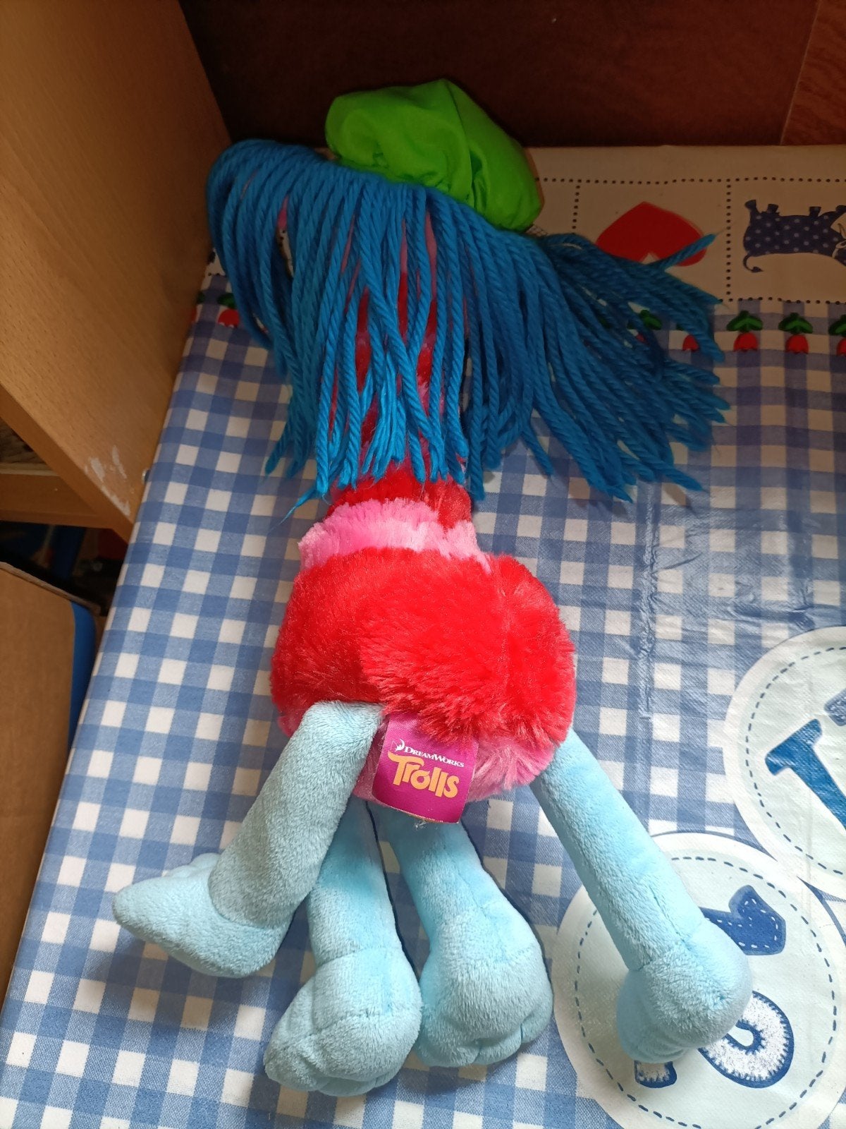 Cooper Trolls knuffel Dreamworks 38 cm groot, Ophalen of Verzenden, Zo goed als nieuw, Overige typen