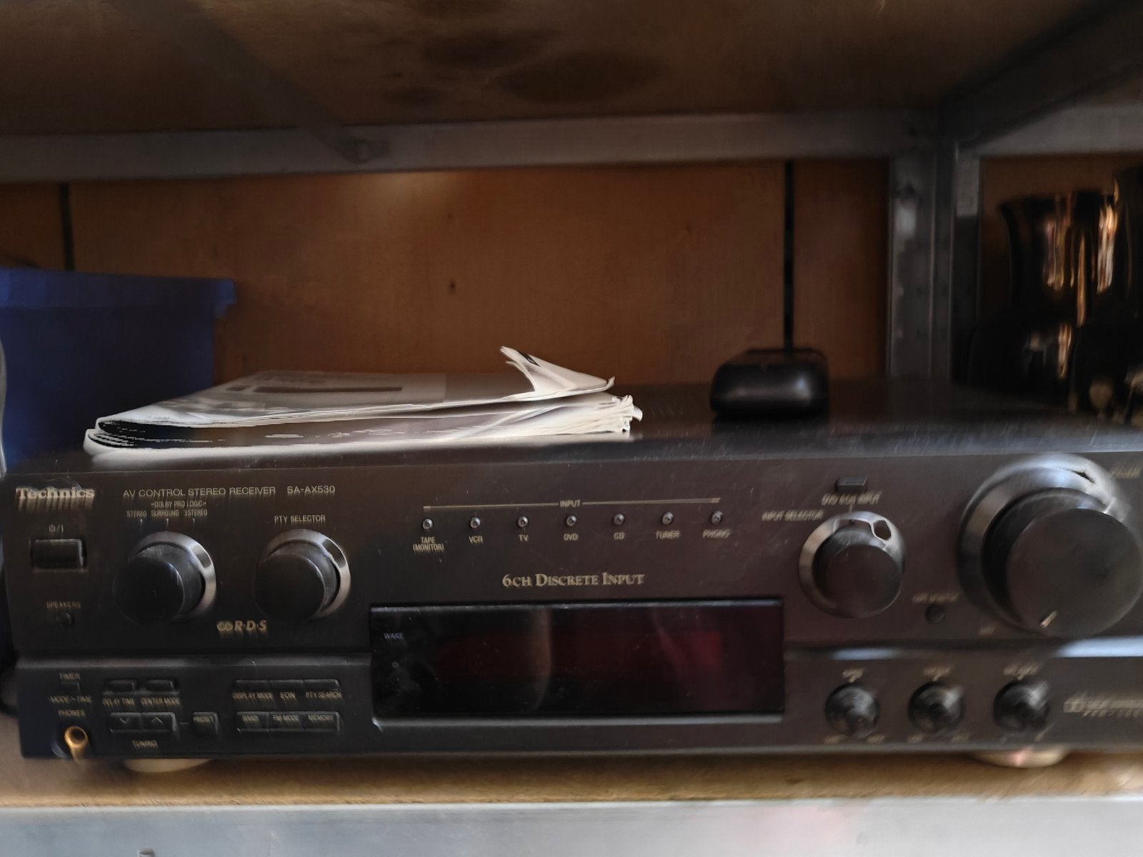 Technics SA-AX530 AV versterker Receiver, Overige merken, Gebruikt, M, Ophalen of Verzenden