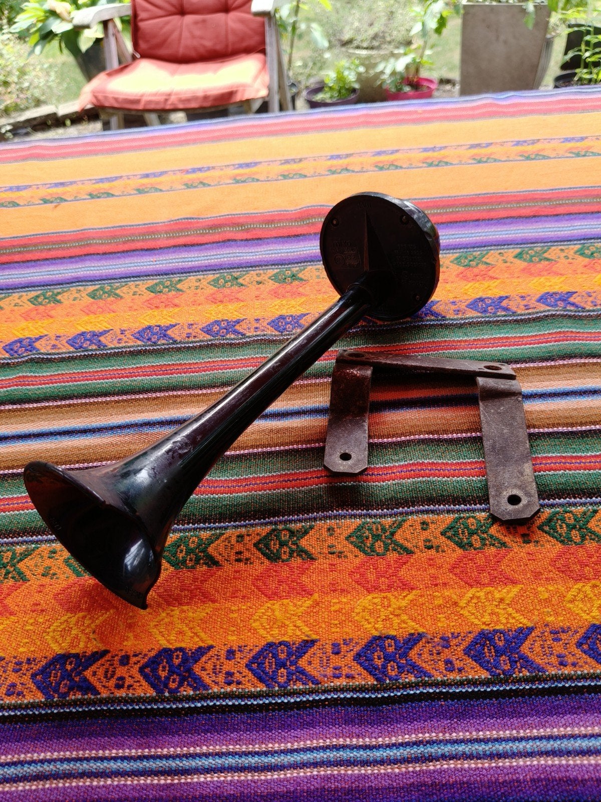 Vintage claxon set 12V - Oldtimer onderdelen, Ophalen of Verzenden, Gebruikt, Universele onderdelen