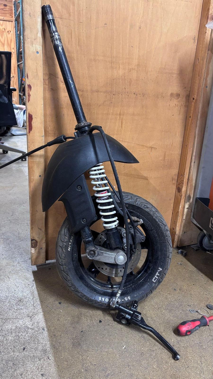 Zip SP voorvork omgelast, Fietsen en Brommers, Brommeronderdelen | Scooters, Ophalen of Verzenden, Gebruikt, Overige typen, Piaggio