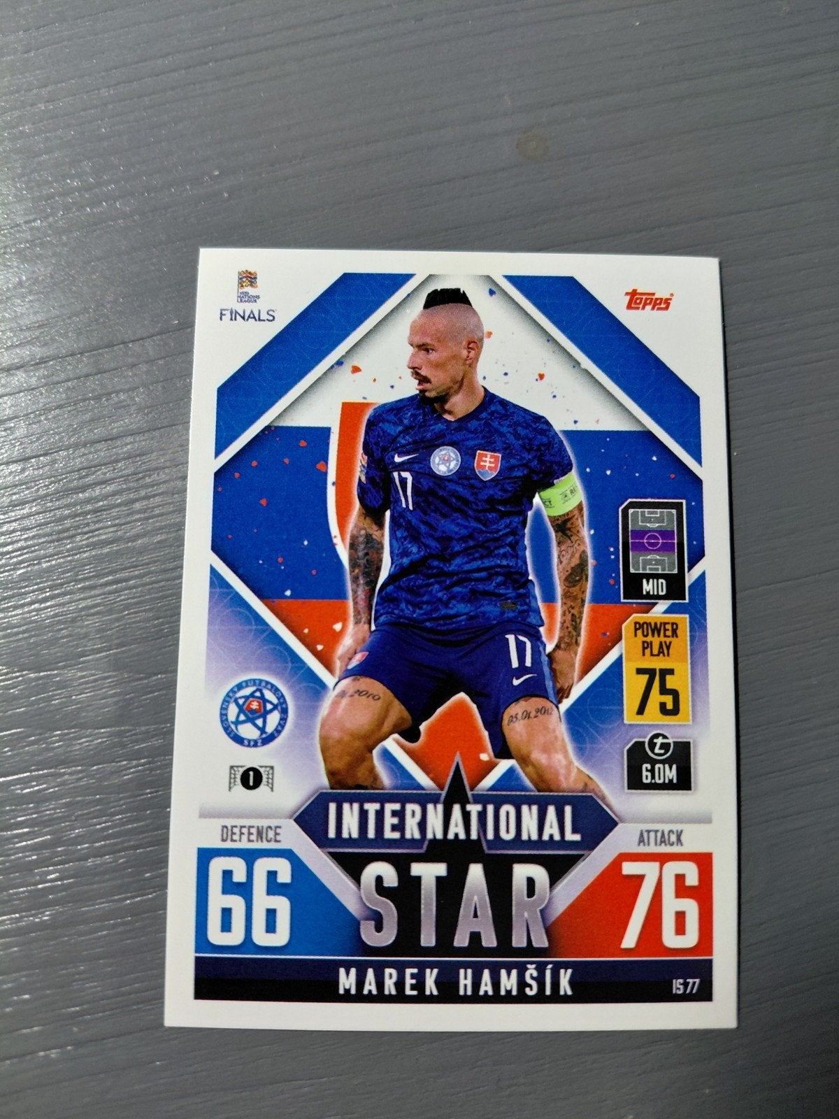 marek hamsik (topps nation league), Verzamelen, Ophalen of Verzenden, Nieuw, Buitenlandse clubs, Spelerskaart