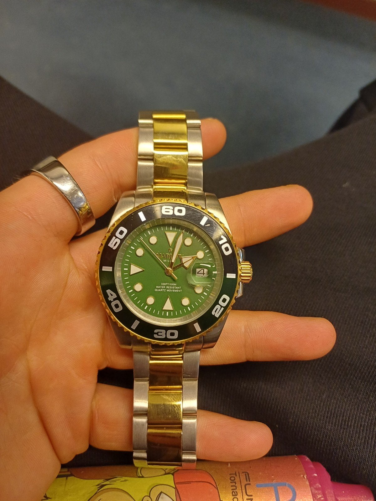 marlow miller herenhorloge helemaak nieuw, Sieraden, Tassen en Uiterlijk, Overige merken, Staal, Polshorloge, Nieuw