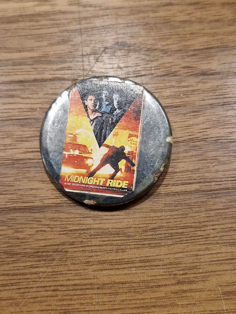030 Midnight Ride Film button, Ophalen of Verzenden