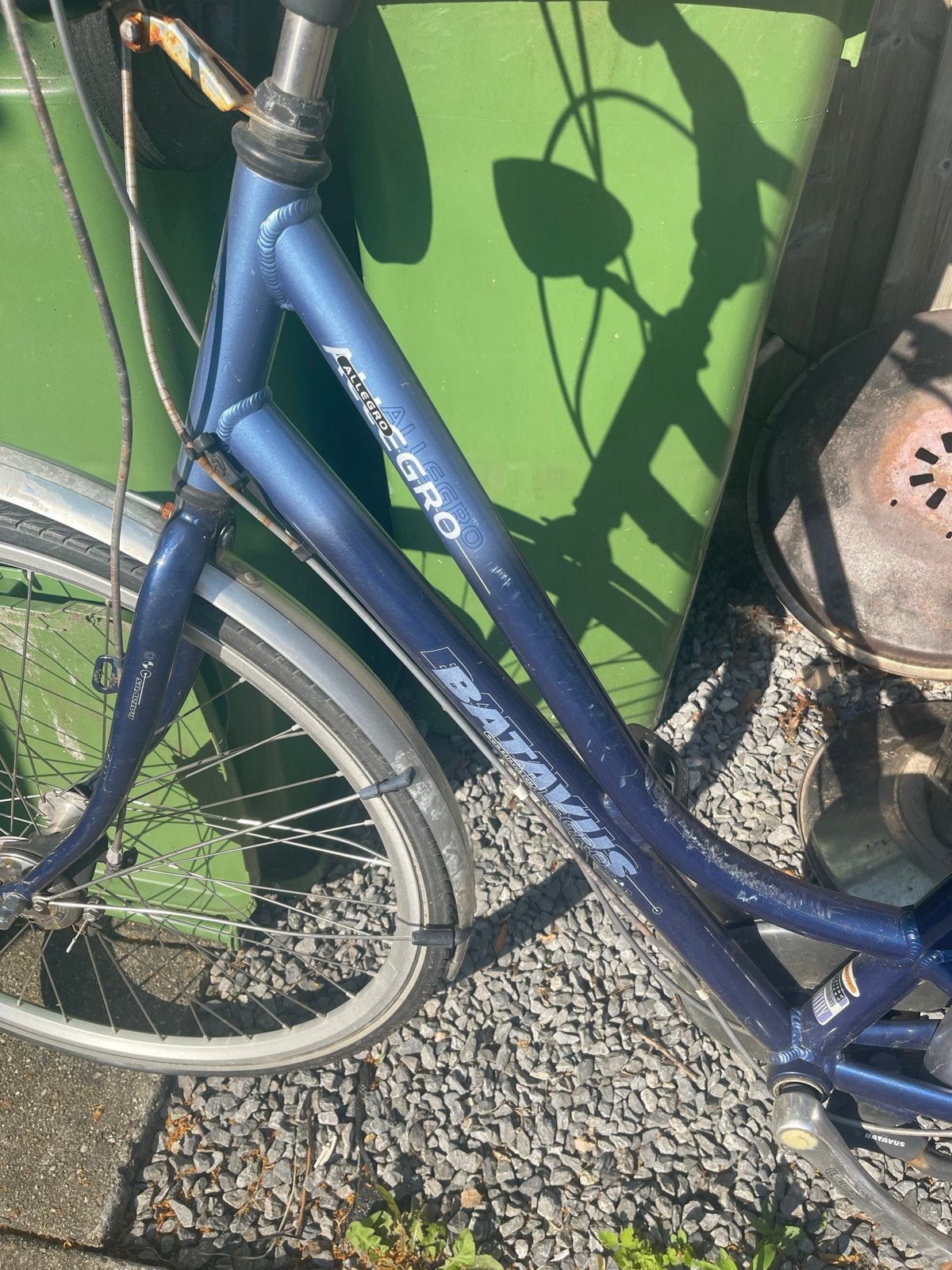 Batavus Allegro damesfiets - Blauw, Terugtraprem, Batavus, Ophalen of Verzenden, 50 tot 53 cm