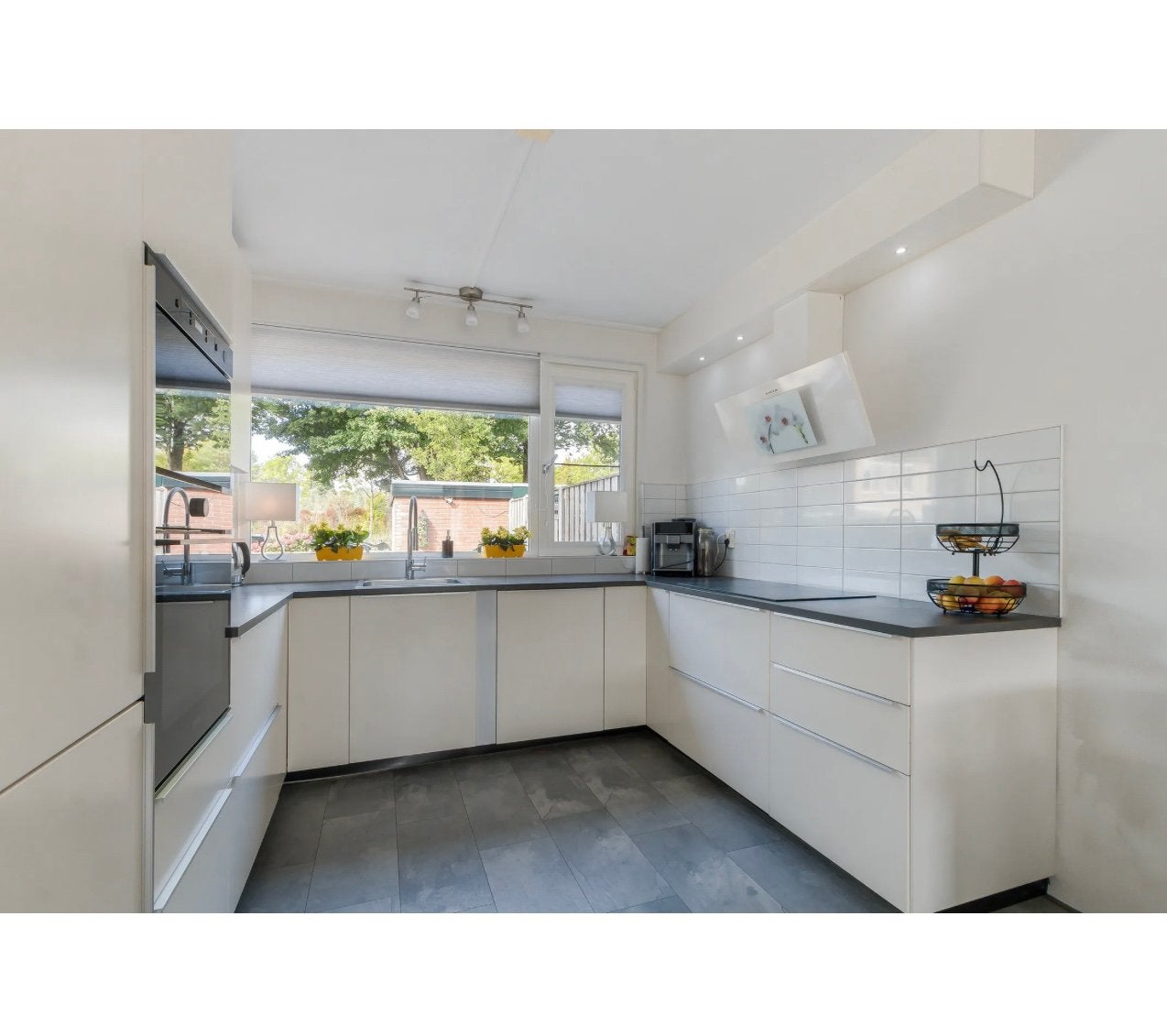 Keuken wit, Huis en Inrichting, Keuken | Complete keukens, Ophalen, Gebruikt, U-keuken, Wit