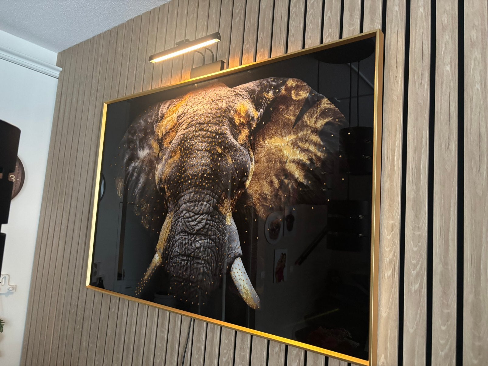 Olifant schilderij, Ophalen, Zo goed als nieuw, Schilderij