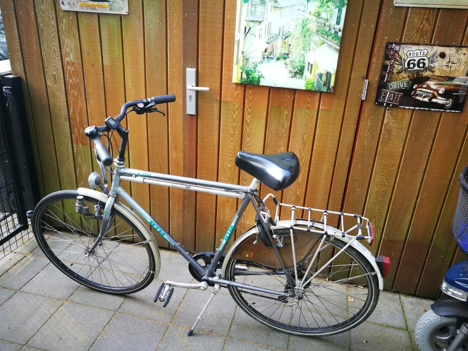 Heren fiets, Fietsen en Brommers, Fietsen | Heren | Herenfietsen, Gebruikt, Versnellingen, 53 tot 57 cm, Ophalen