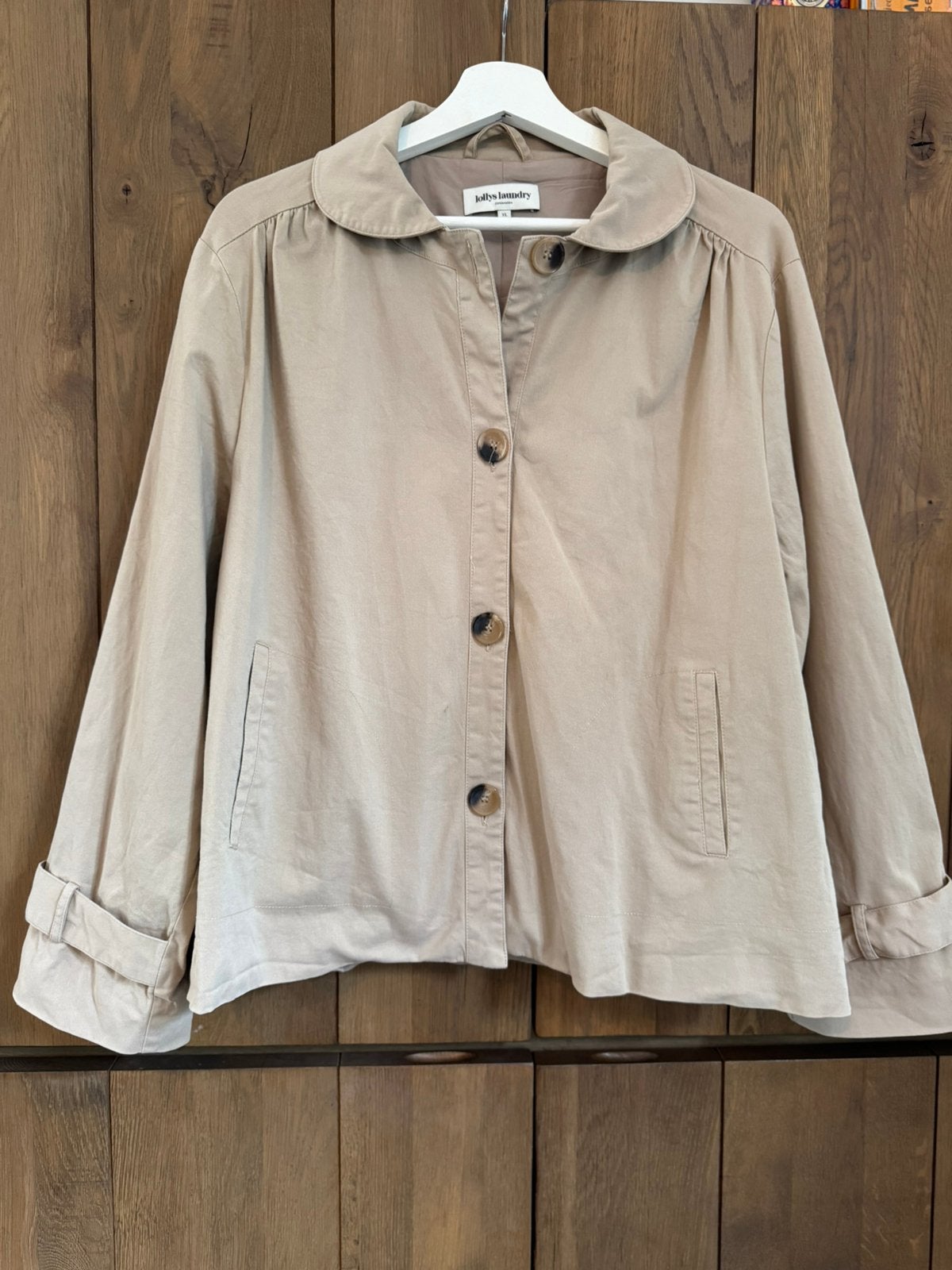 Lollys Laundry Viola jacket XL, Ophalen of Verzenden, Zo goed als nieuw, Maat 42/44 (L), Beige