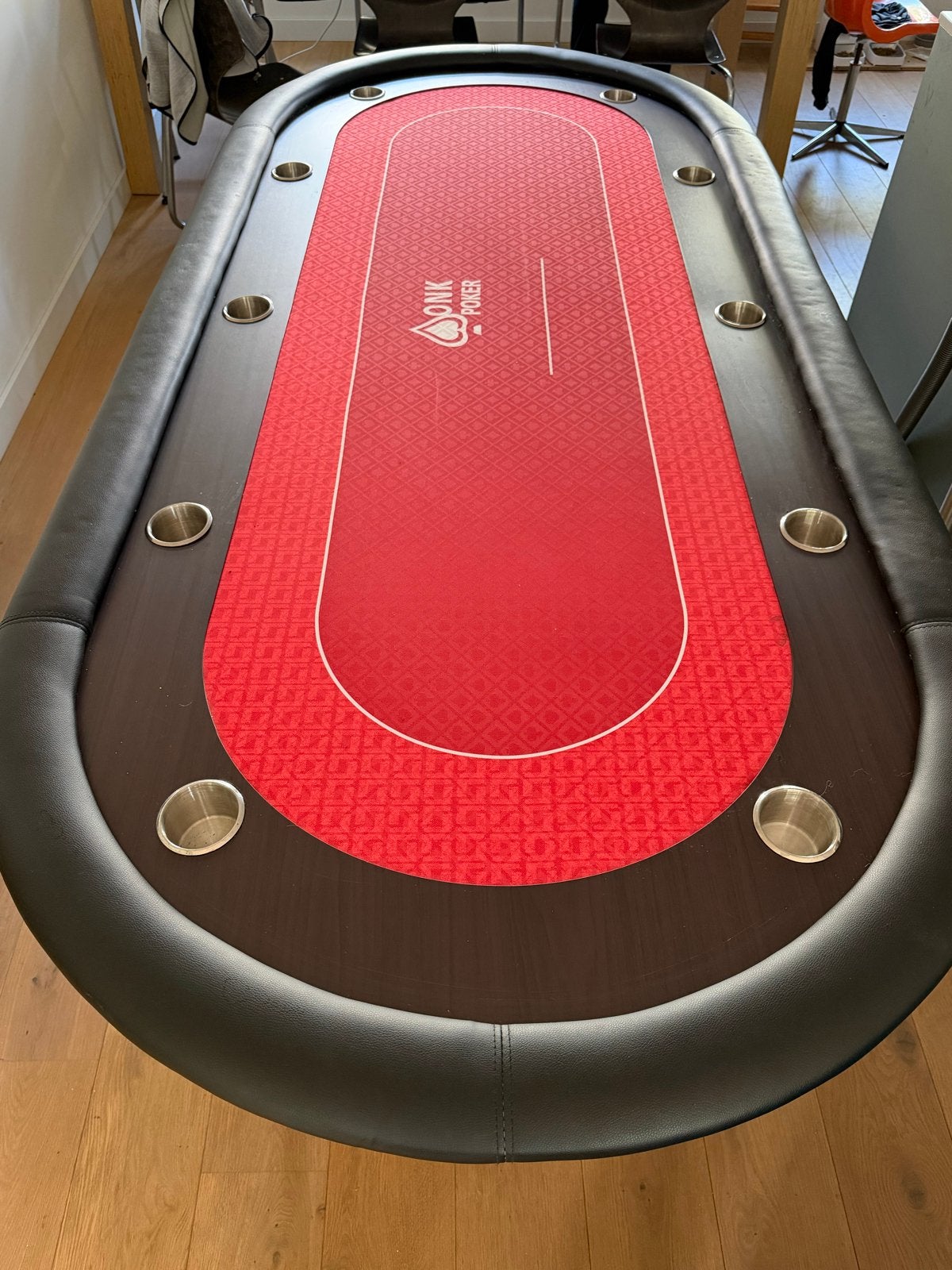 Opvouwbare Pokertafel met Cupholders XL - Gebruikt, Hobby en Vrije tijd, Vijf spelers of meer, Ophalen, Gebruikt