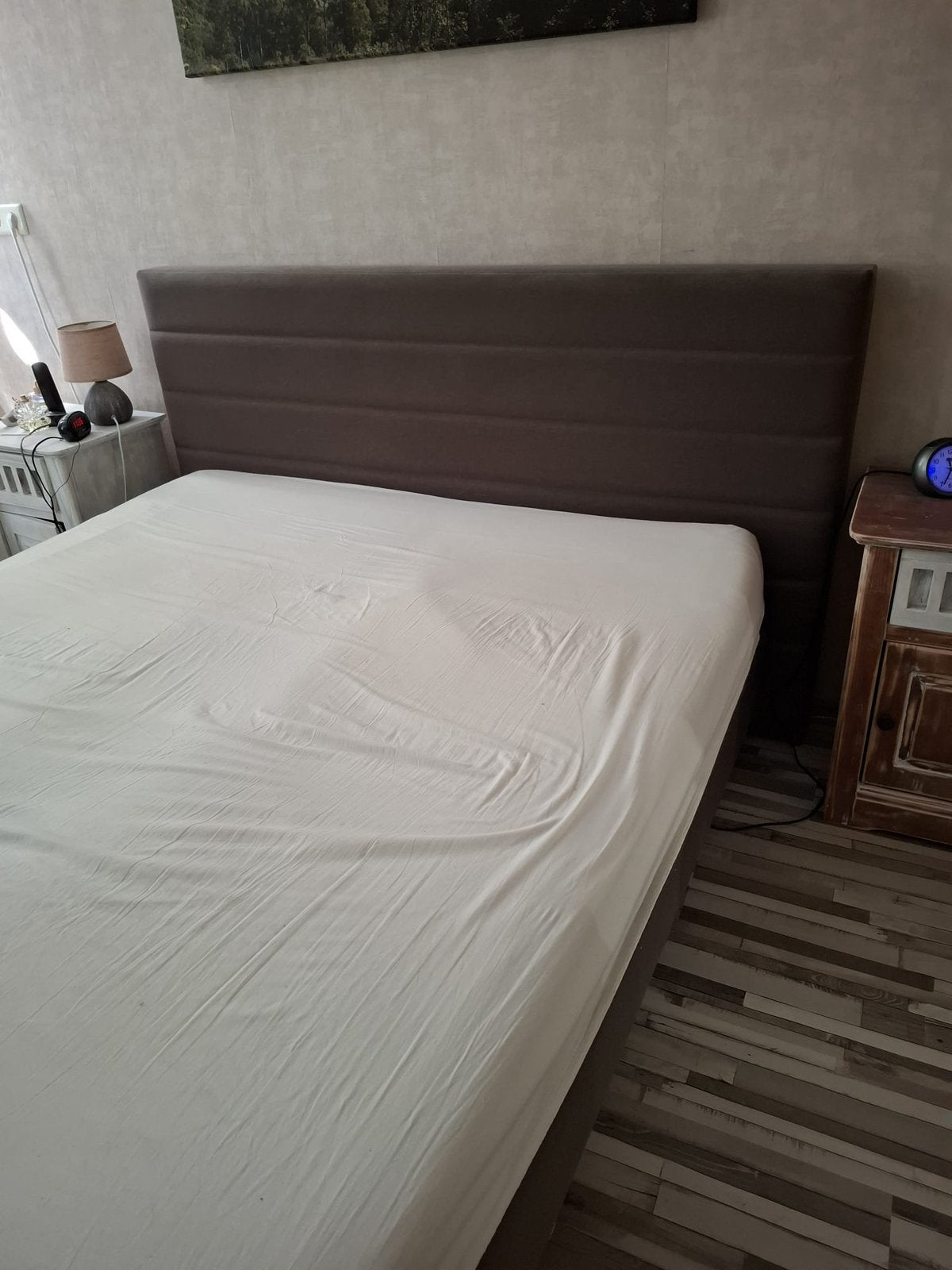 Boxspring, Huis en Inrichting, Ophalen, Zo goed als nieuw, Tweepersoons, 180 cm