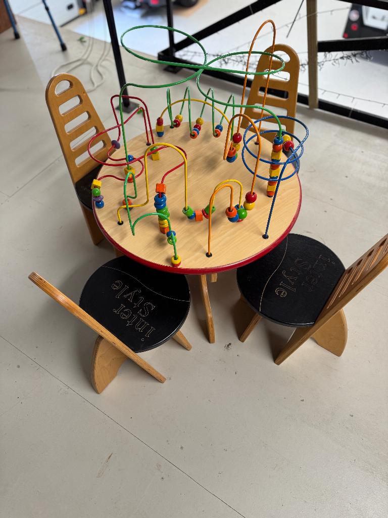 Kinder speeltafel met kralen - Interstyle