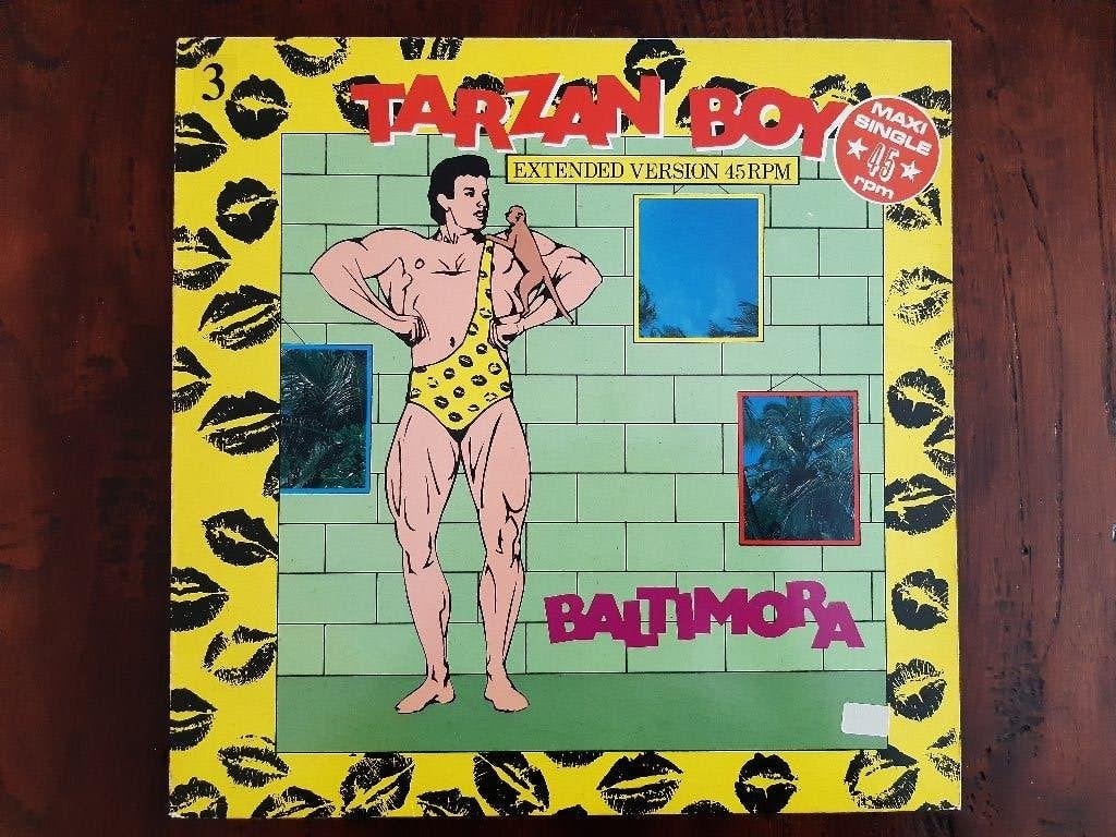 Baltimora - Tarzan Boy (Maxi Single), Gebruikt, Ophalen of Verzenden, Pop, 12 inch