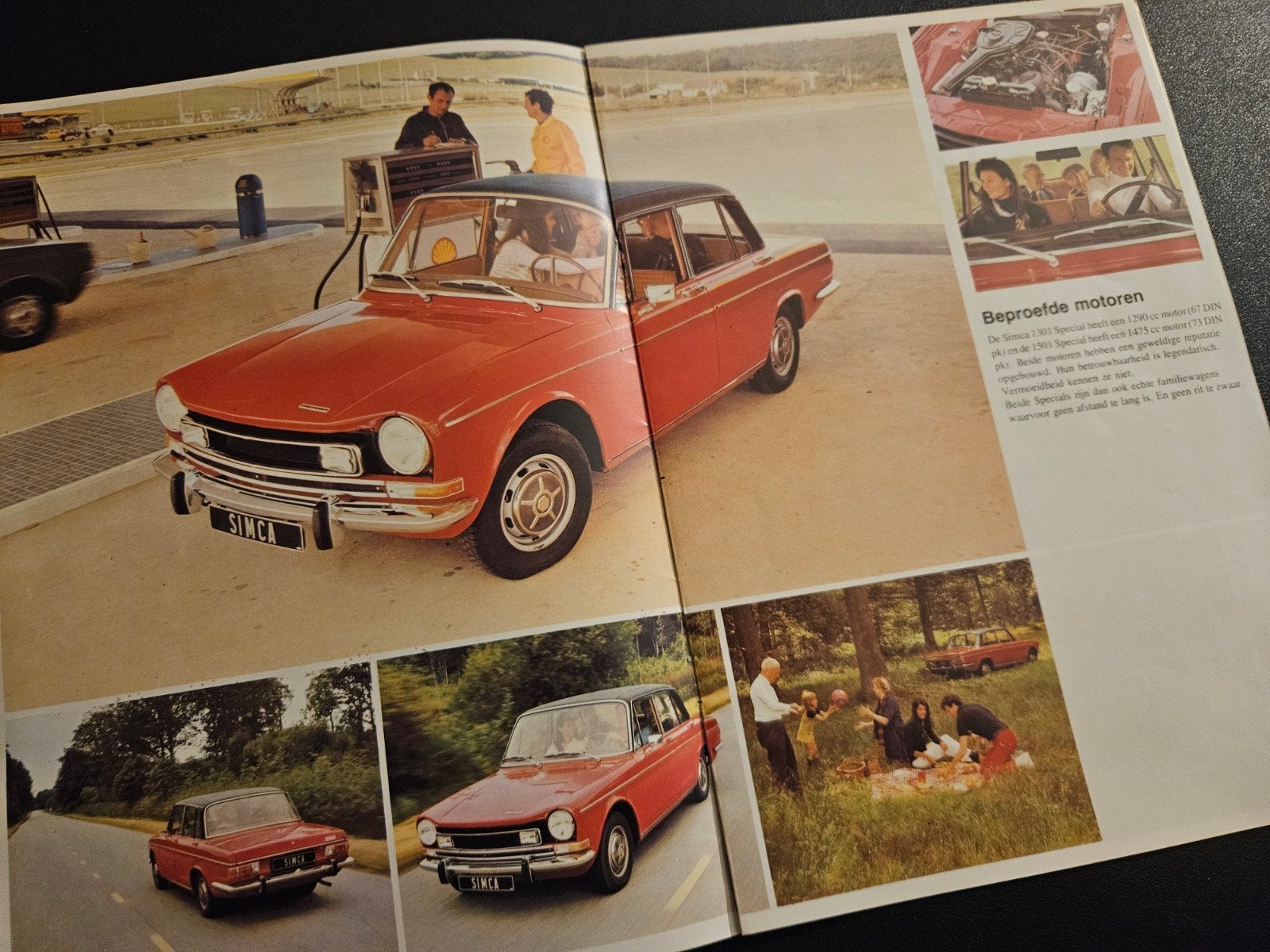 Brochure Simca 1301 / 1501 Spécial 1974, Ophalen of Verzenden, Zo goed als nieuw, Overige merken