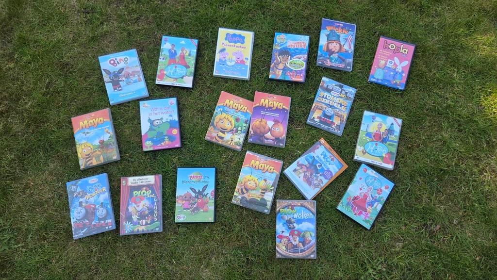 Grote collectie kinder DVD's (Bing, Maya de Bij, Peppa Pig), Gebruikt, Alle leeftijden, Ophalen of Verzenden, Tv fictie