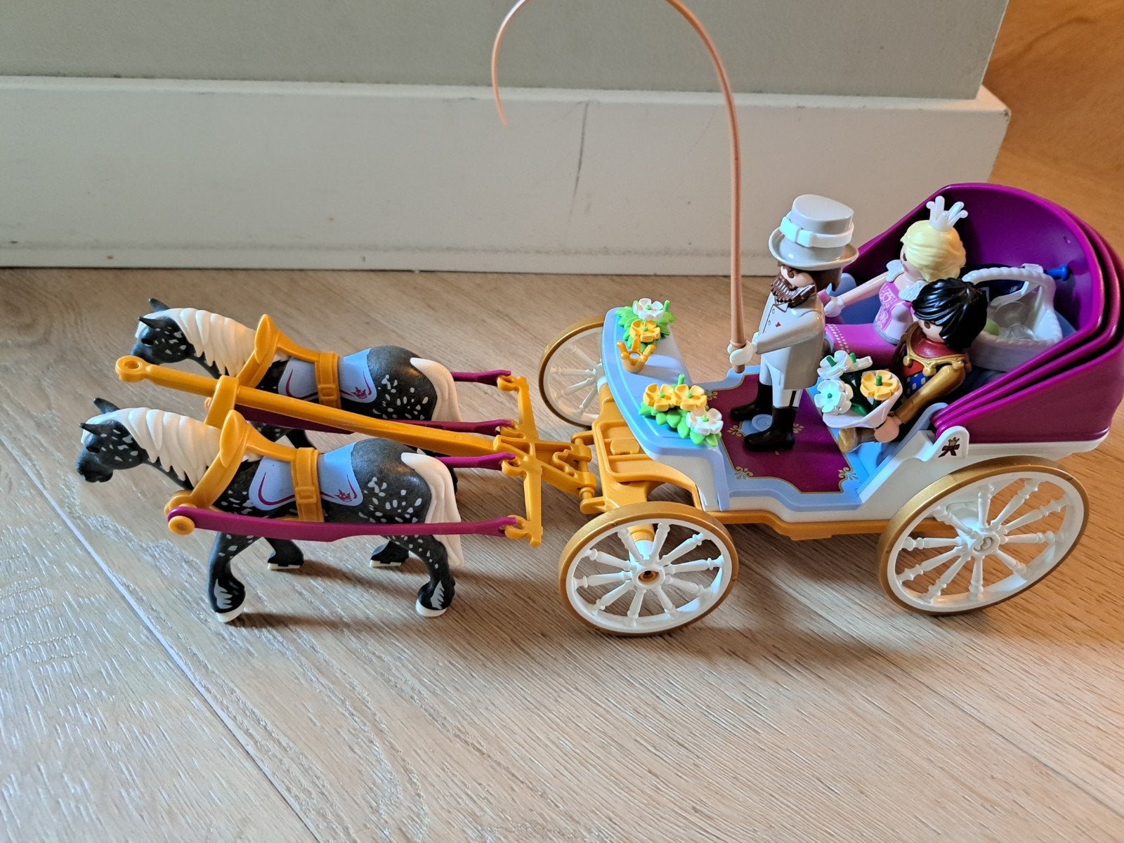 Playmobil 70449 paardenkoets, Ophalen of Verzenden, Zo goed als nieuw, Complete set