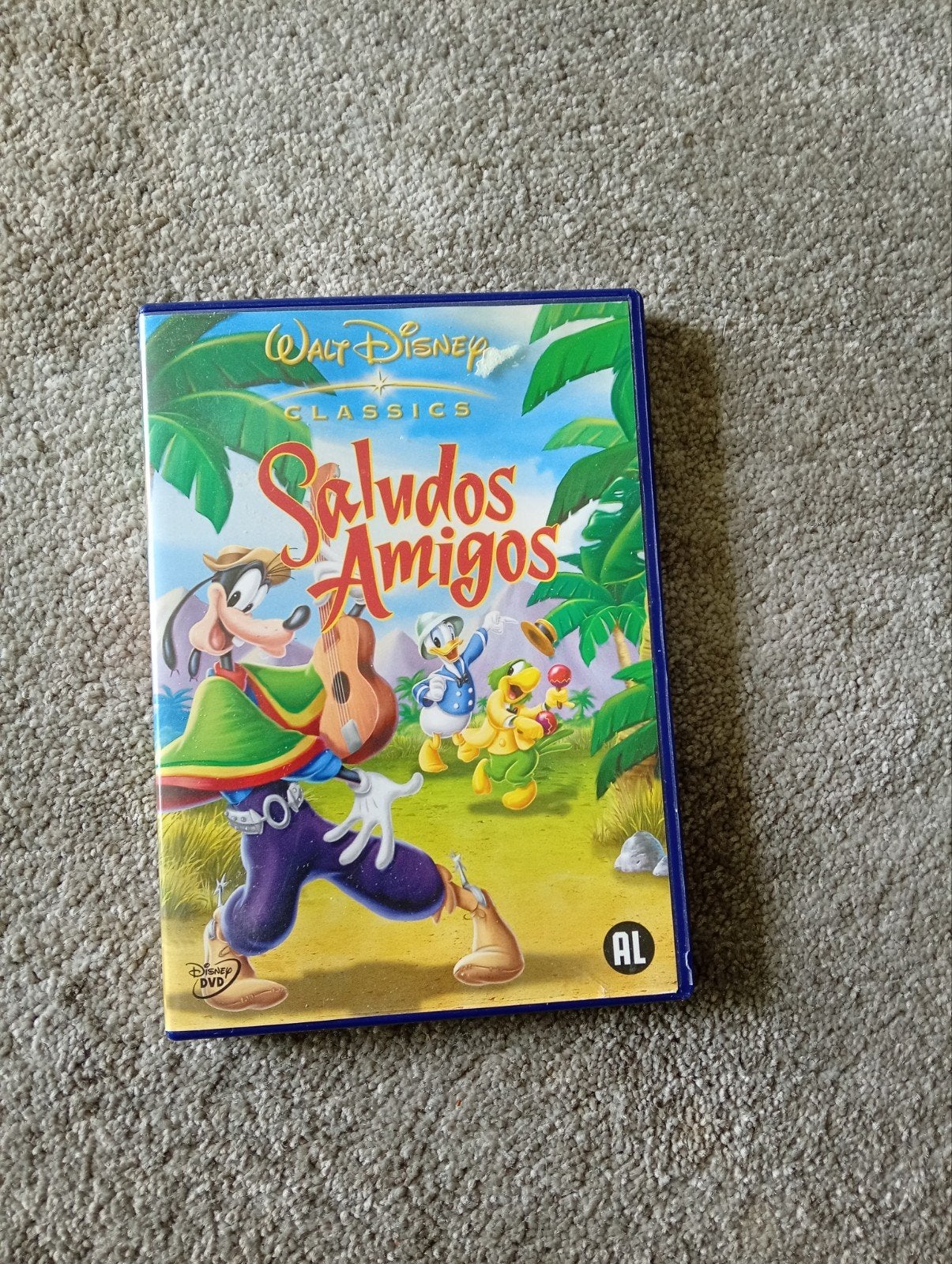 Disney dvd Saludos Amigos Nr 6, Europees, Tekenfilm, Alle leeftijden, Zo goed als nieuw
