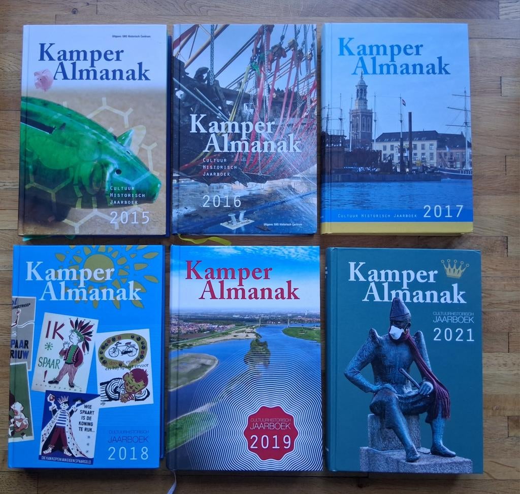 Kamper almanak 6 stuks geschiedenis fotoboek informatief, Ophalen of Verzenden, Zo goed als nieuw
