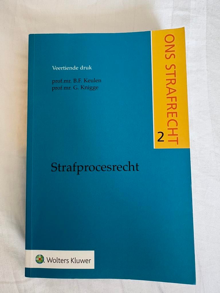 Strafprocesrecht (Ons Strafrecht 2) 14e druk Keulen ea, Ophalen of Verzenden, Zo goed als nieuw