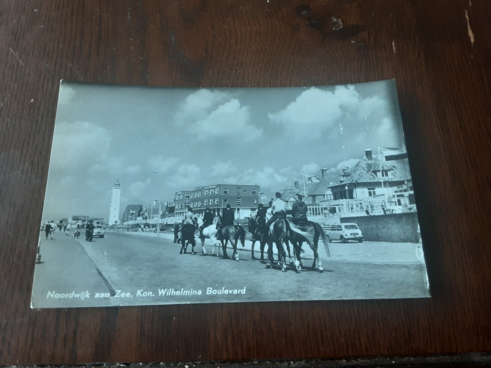 oude kaart Noordwijk aan Zee boulevard, Ophalen of Verzenden, Zuid-Holland