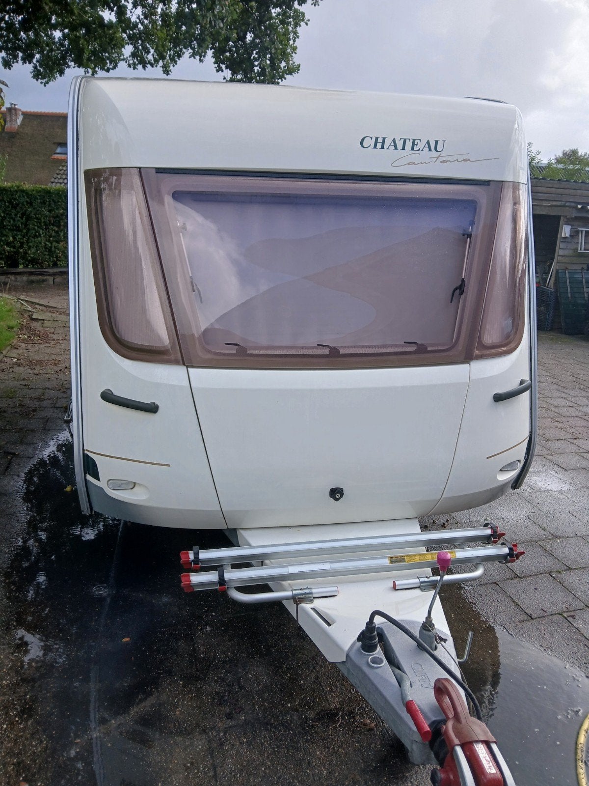 Chateau Cantara 400 Comfort Traveller met mover, Caravans en Kamperen, Caravans, Chateau, Treinzit, Particulier, Koelkast